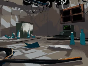 Image d'un rendu 3D d'une scène de Giulia Litolff