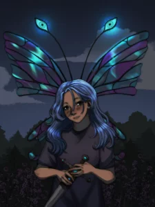 Illustration 2D de Papillon de Giulia Litolff