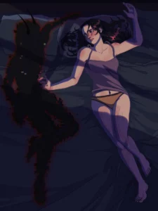 Illustration 2D expérimentale de Giulia Litolff