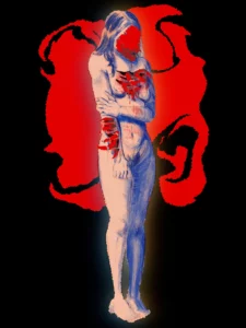 Illustration 2D expérimentale de Giulia Litolff