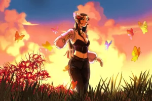 Illustration 2D d'une scène de Giulia Litolff